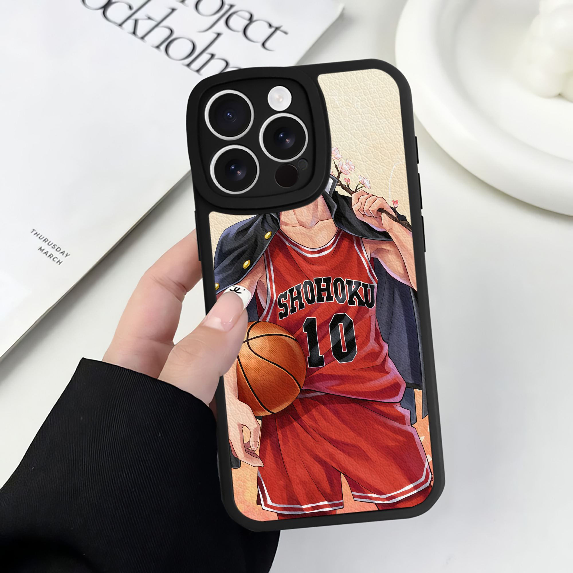 （画像用） SLAM DUNK／スラムダンク 【iPhone 16シリーズ対応】シリコンスマホケース（レザー調） 材質：シリコン